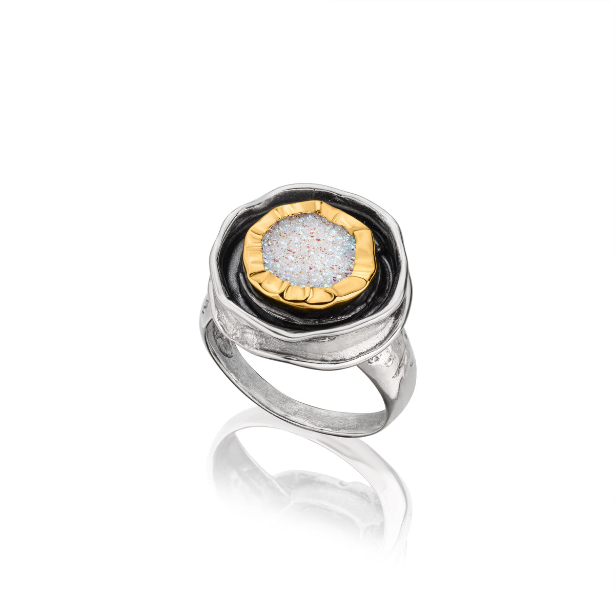 Mystic White Druzy